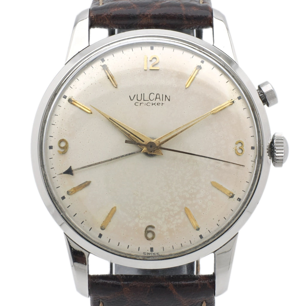 ヴァルカン クリケット ジャンボ Ref.303007 アラーム Cal.120 手巻 OH済 1950年代 VULCAIN