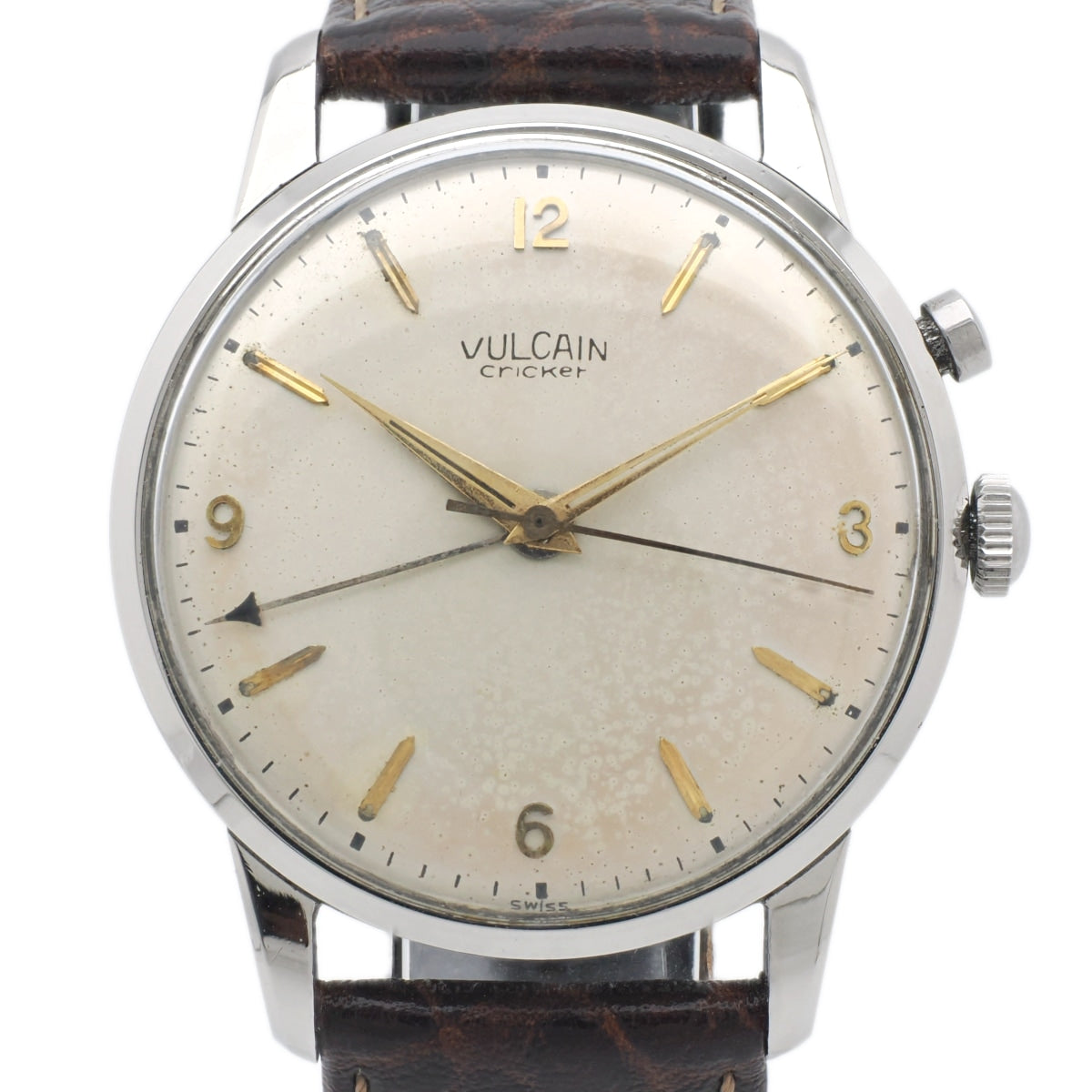 ヴァルカン クリケット ジャンボ Ref.303007 アラーム Cal.120 手巻 OH済 1950年代 VULCAIN
