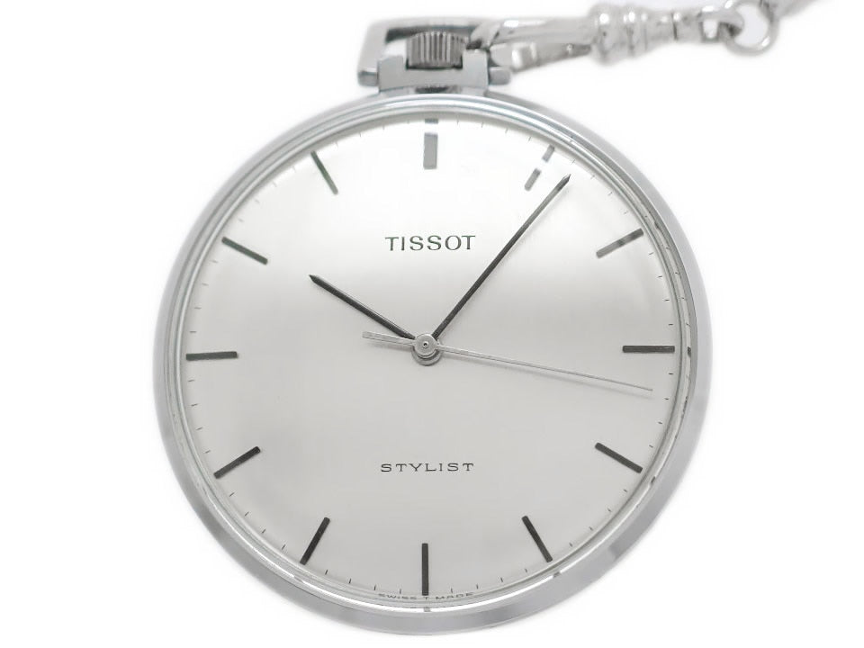 Tissot Stylist Pocket Watch 41mm Ref. 41310 Cal. 781-1 Manual Winding, Overhauled, Manufactured 1970