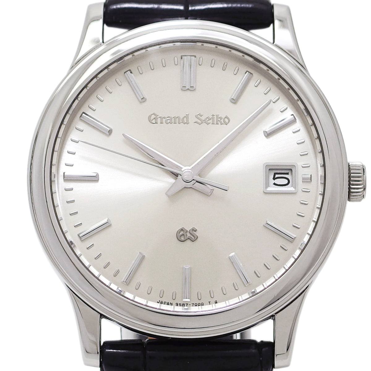 Grand Seiko SBGS005 9587-7000 Platinum Case Pt950 Genuine Platinum Buckle Quartz 1996 USED
