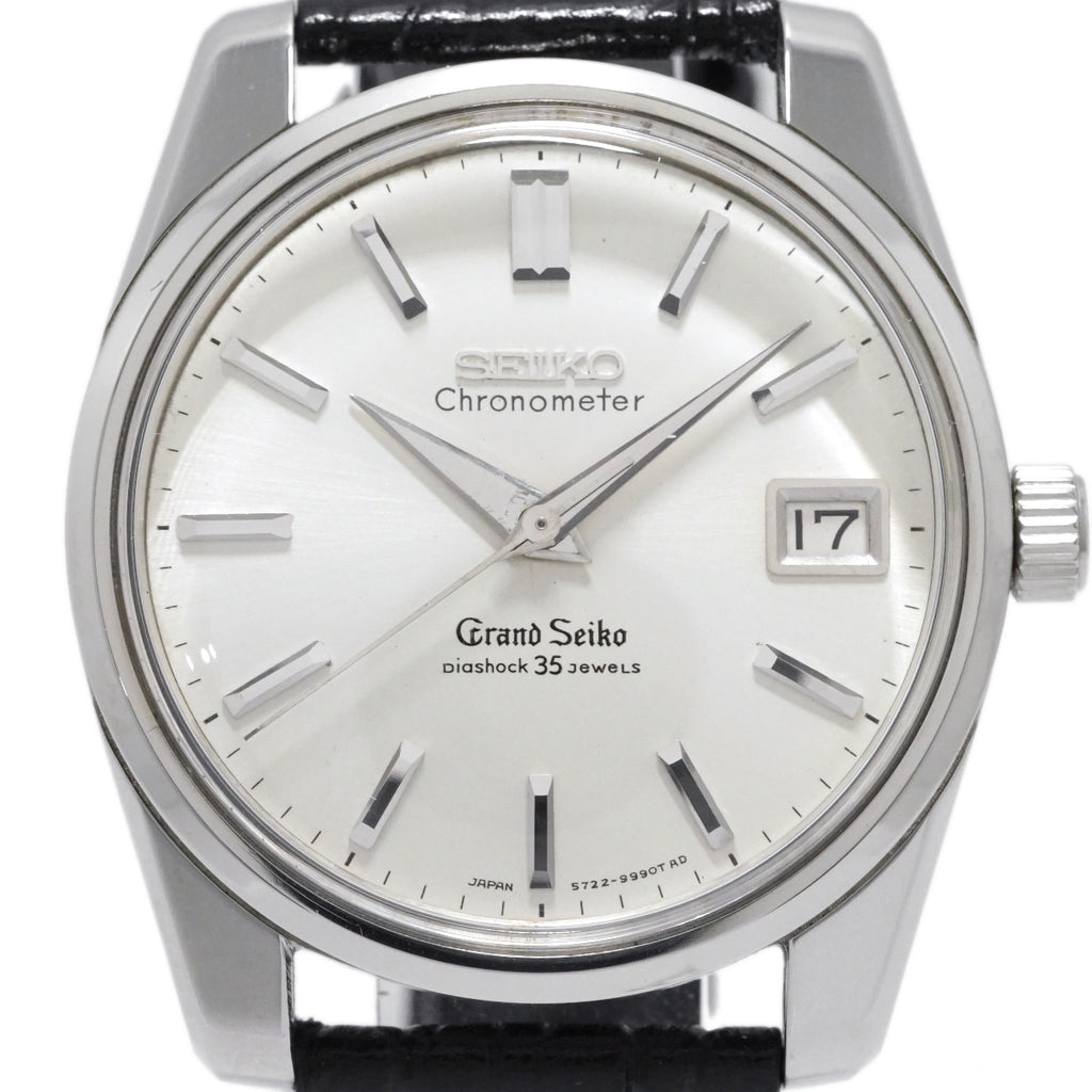 [Rare] Grand Seiko Second Model Early Type 5722-9990, Lion Medallion, W-Seiko Crown, Manual-Wind, Overhauled, Manufactured in 1965 (Showa 40)