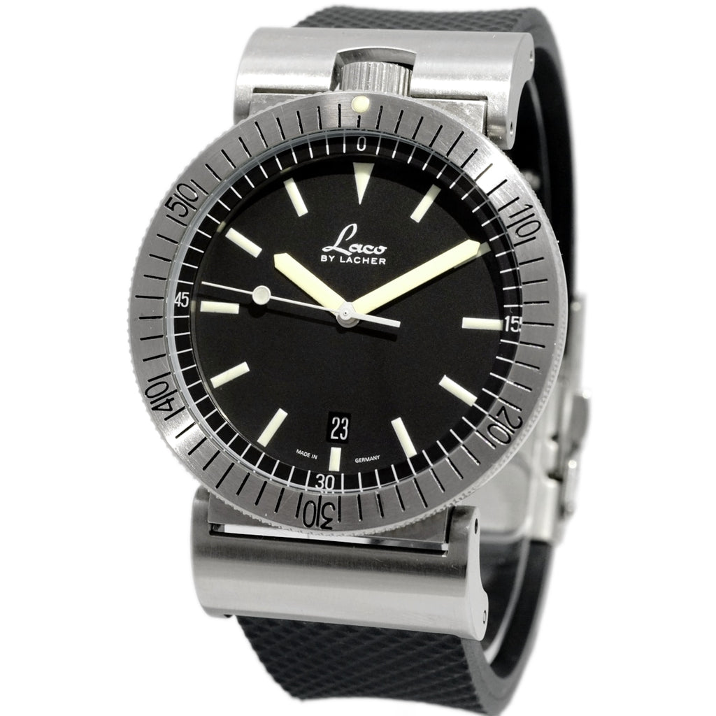 Laco by LACHER ラコ ネイビーシリーズ デイト 40mm ETA955.112 クオーツ USED