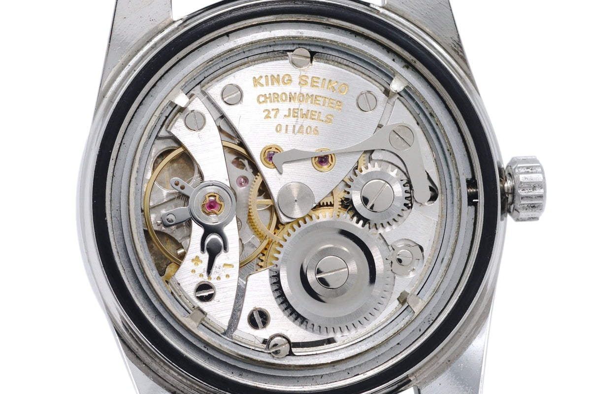 【希少】キングセイコー クロノメーター 49999 初期型 ライオンメダリオン 手巻 OH済 昭和39年/1964年製 Seiko