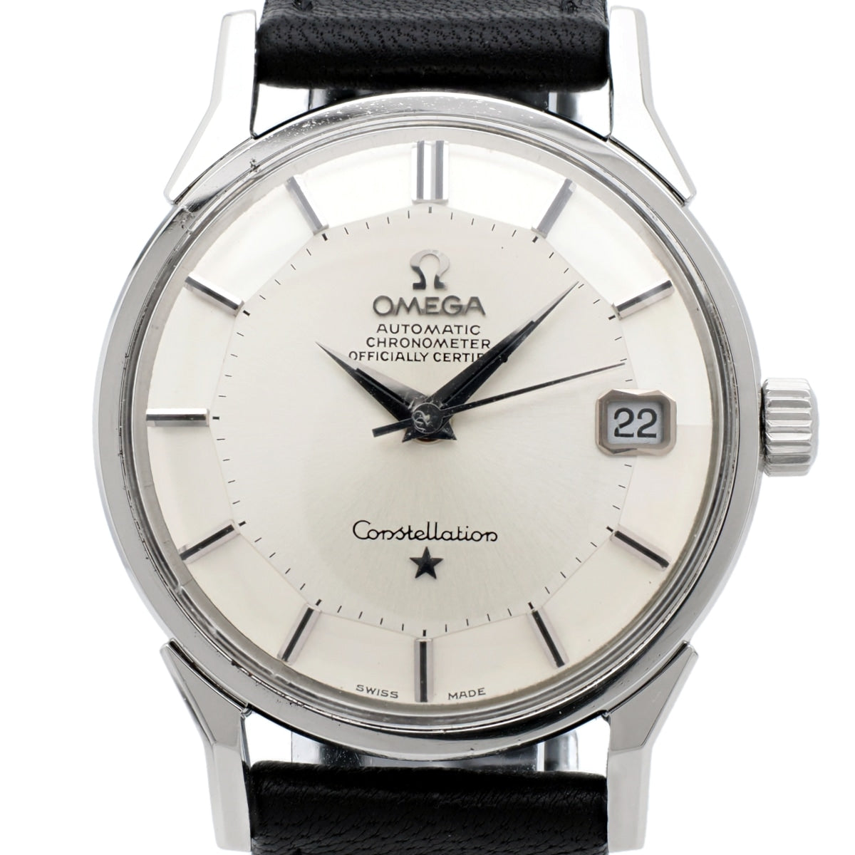 Omega Constellation 12-sided 168.005 Genuine Buckle with Box and Catalog Cal.564 Automatic OH Serviced 1972