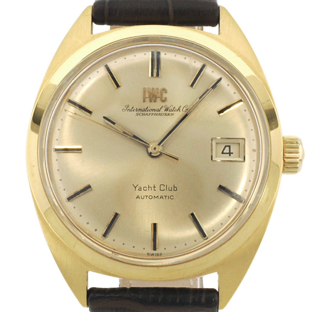 【スイス本国IWC真正品証明書付】IWC ヨットクラブ 14KYG/SS Ref.1911(R911A) Cal.8541B 1969年製 OH済