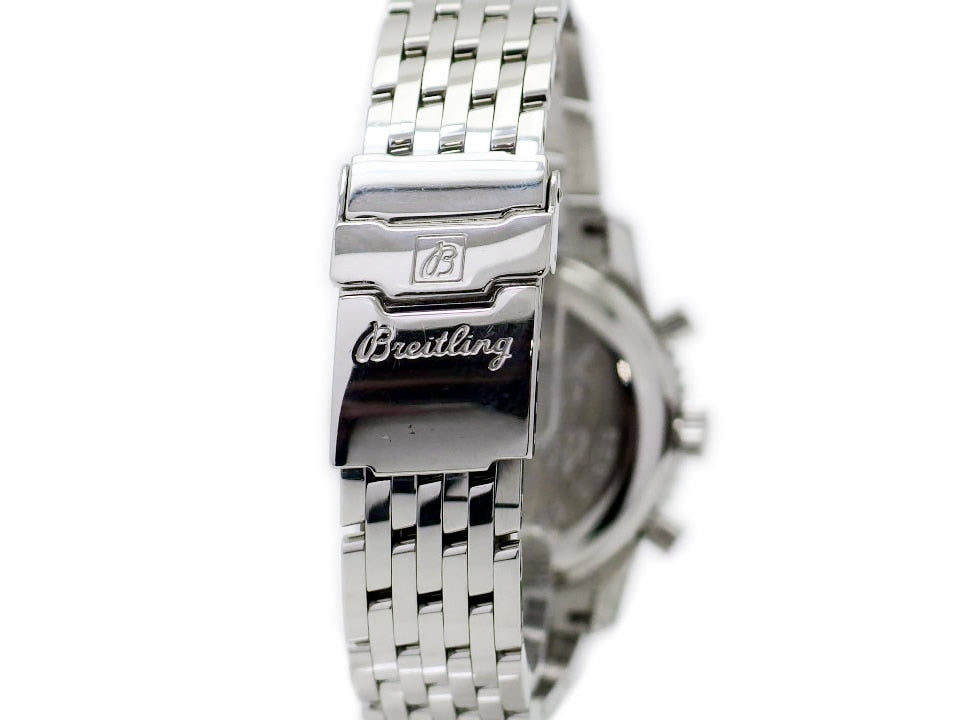 [Rare Item] Breitling Navitimer Montbrillant A41030 Black Dial 38 Jewels Automatic Winding Overhauled Circa 1999 USED