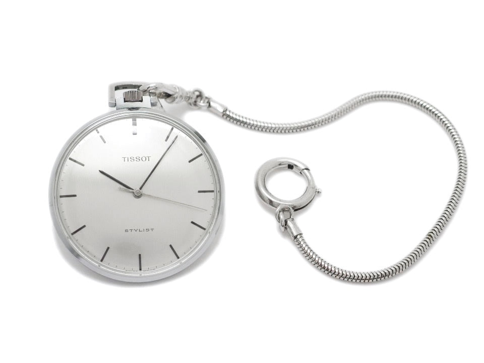 Tissot Stylist Pocket Watch 41mm Ref. 41310 Cal. 781-1 Manual Winding, Overhauled, Manufactured 1970