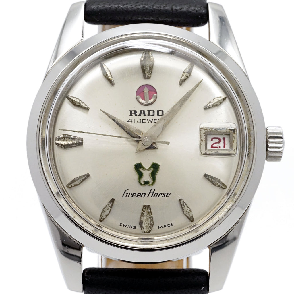 Rado Green Horse 41 Jewels Ref. 11657/1, Gold-plated movement, Automatic, Serviced, 1970s Rado