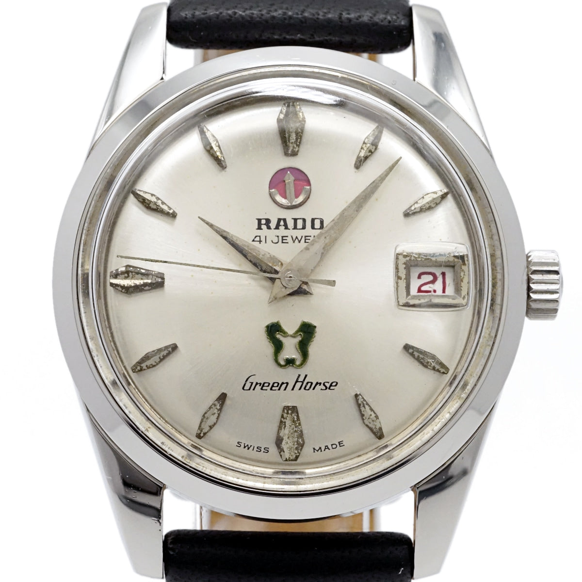 Rado Green Horse 41 Jewels Ref. 11657/1, Gold-plated movement, Automatic, Serviced, 1970s Rado
