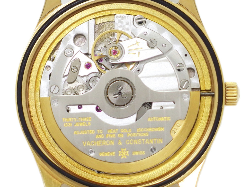 バセロンコンスタンチン Ref.46010 1Pダイヤ 18KYG／金無垢ケース 33石 Cal.1124/1 自動巻 OH済 1990年代 USED