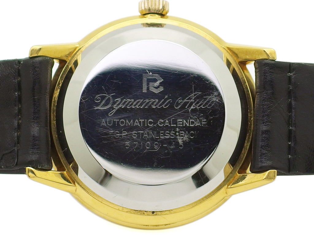 Ricoh Dynamic Auto Ref. 57109-45 Gold Plated, with Box and Original Buckle, 33 Jewels, Automatic, Overhauled, 1960s