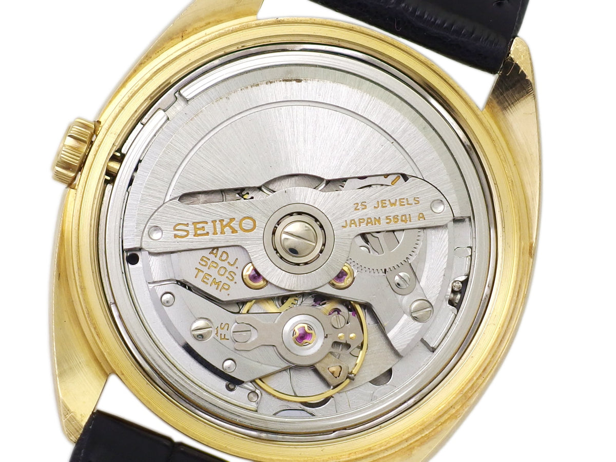 [Rare] Grand Seiko 5641-7005, 18K Solid Gold Case, Original Buckle, Automatic, Serviced, Manufactured in 1971 (Showa 46)