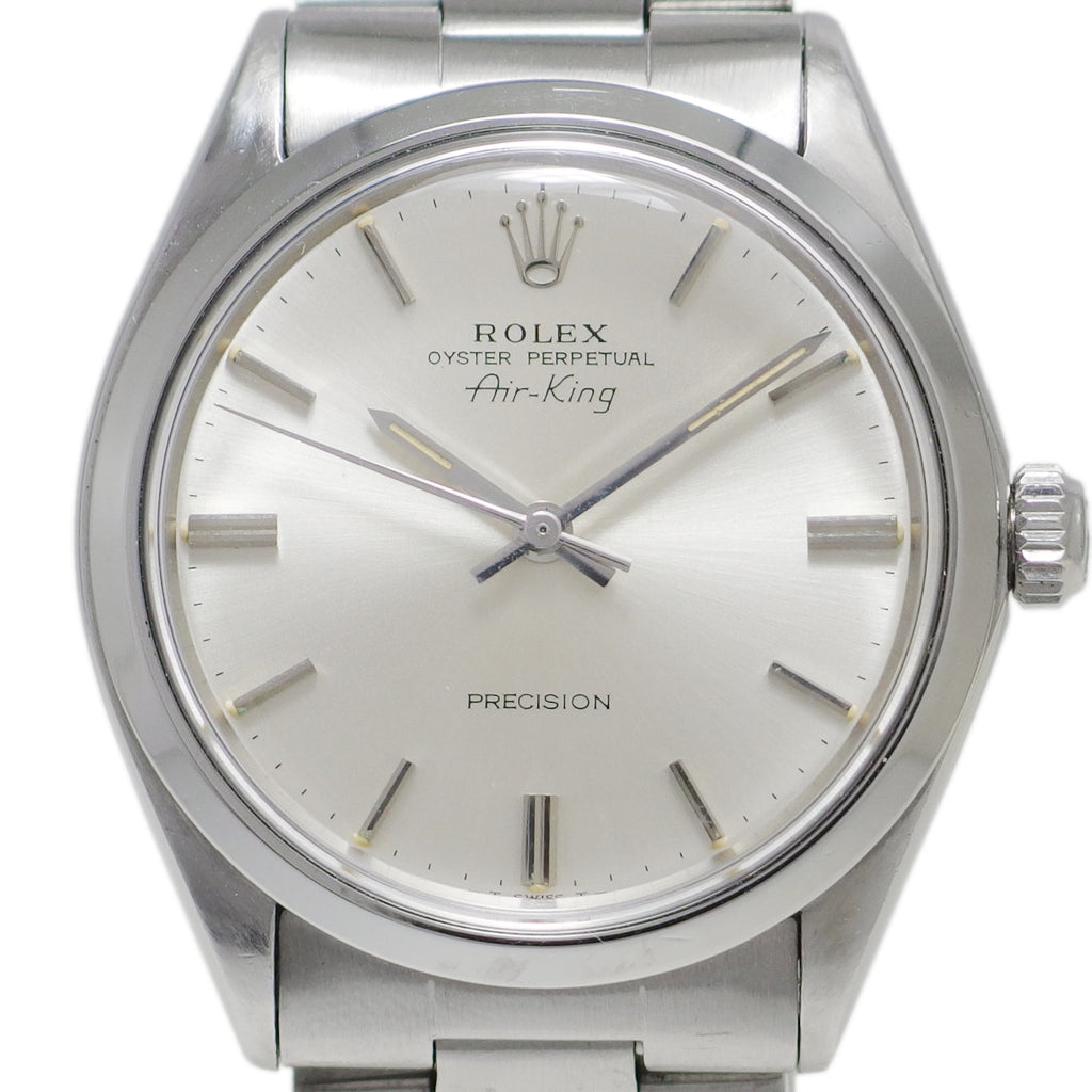 ロレックス エアキング Ref.5500 Cal.1520 自動巻 OH済 ロレックス純正ハードブレス 1969年製 Rolex