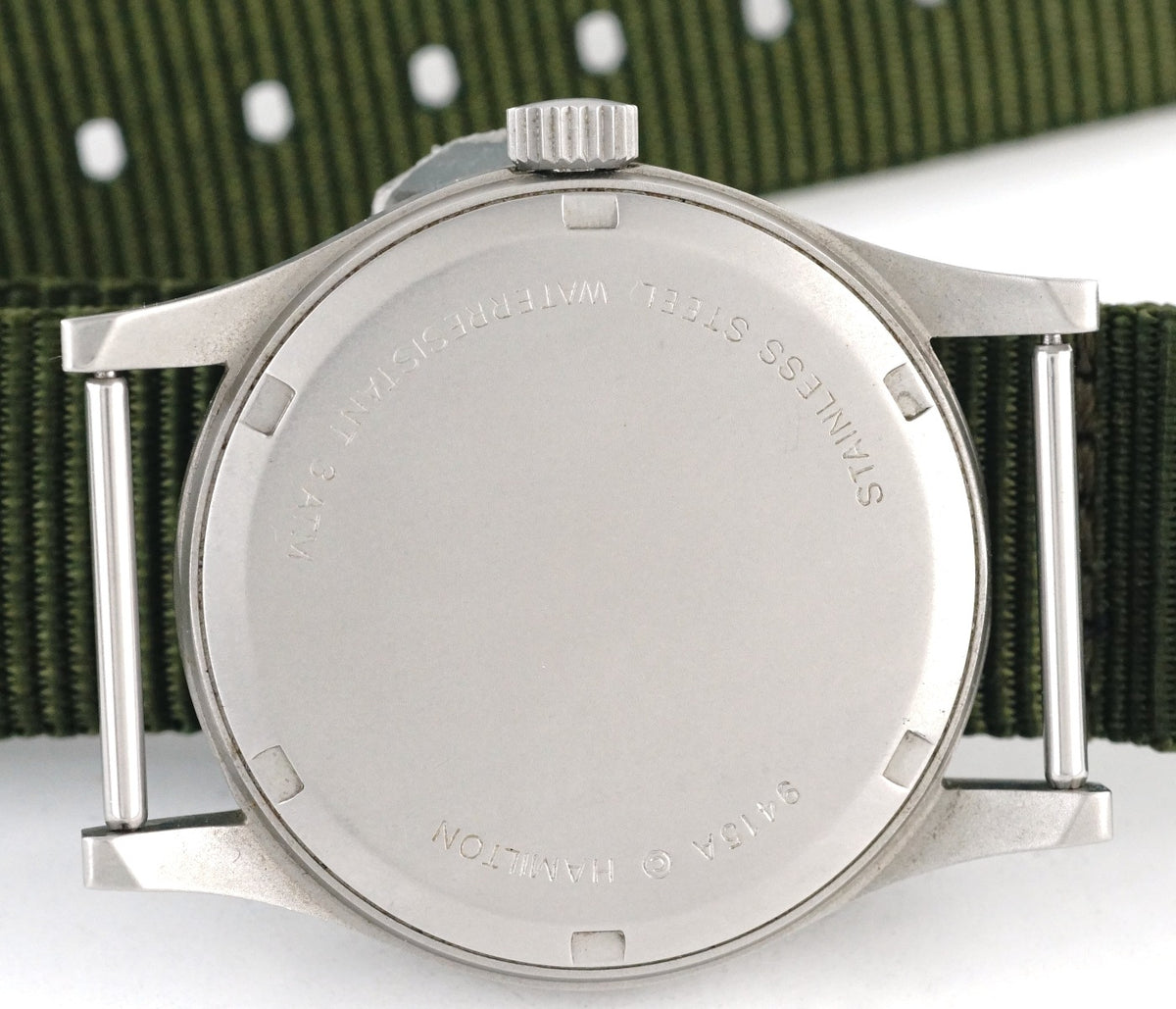 Hamilton Khaki 9415A 33mm Black Dial Cal.2801-2 17 Jewels Manual Winding 1990s USED Hamilton