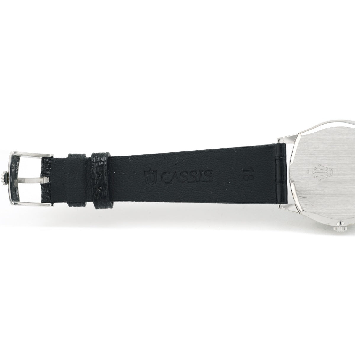 Rolex Cellini Ref. 3804 18K White Gold Cal. 1601 Manual Winding Overhauled Original Buckle Made in 1974 Rolex