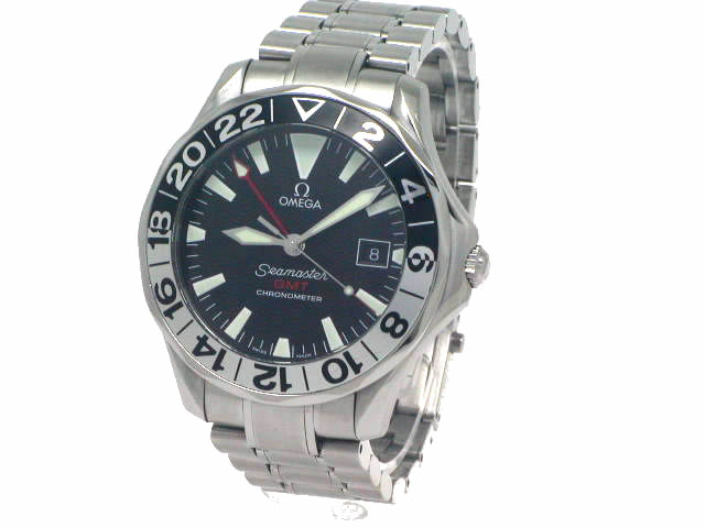 オメガ シーマスターGMT ジェリーロペスモデル 2536-50 自動巻 OH済 USED