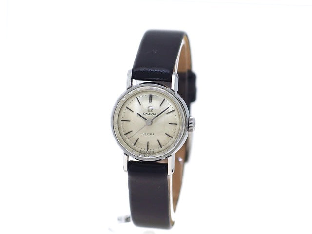 オメガ デヴィル 531.004 Cal.630 手巻 レディース プリズム風防 OH済 1968年製