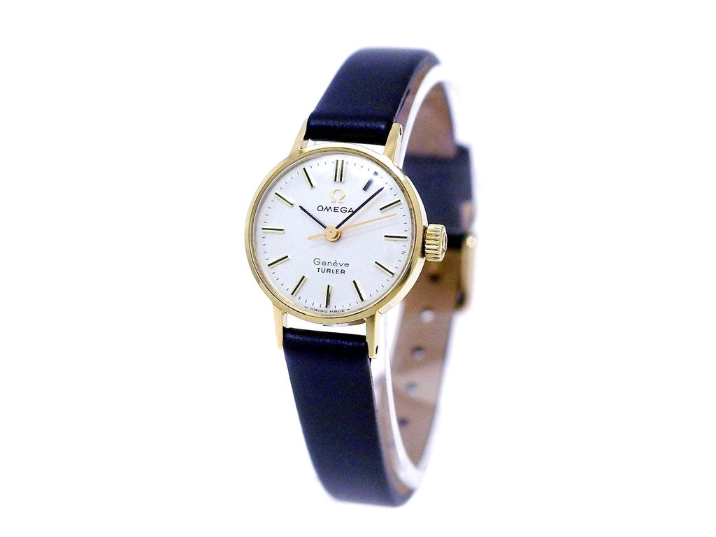 オメガ ジュネーブ チューラーWネーム 531.008 Cal.630 18K 手巻 レディース OH済 1969年製