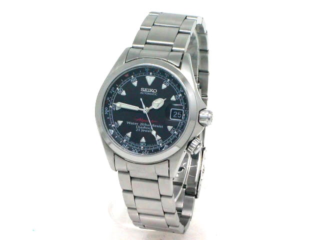 セイコー アルピニスト 4S15-6000 ブラック 自動巻 1998年 USED