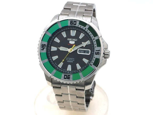 セイコー 5スポーツ SRP205J1 海外向けモデル 自動巻 USED