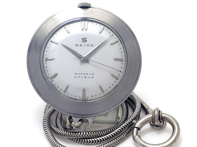 セイコー ユニーク 14050U 15石 手巻 ポケットウォッチ OH済 1950年代