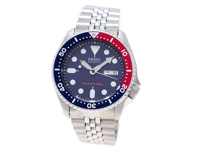 SEIKO 腕時計 逆輸入 海外モデル ネイビー SKX009KD セイコー ダイバー 200m 逆輸入モデル SKX009KD 自動巻 USED – WATCH COLLE
