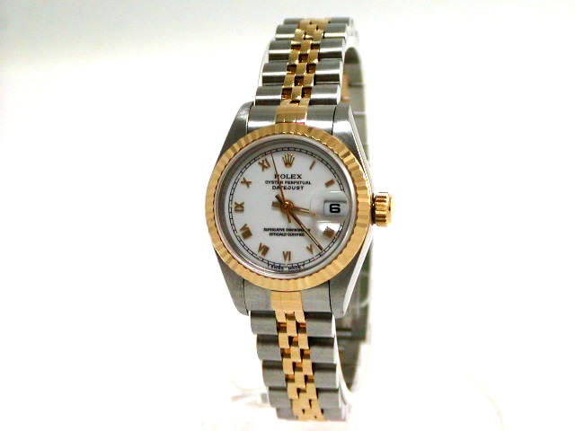 ロレックス デイトジャスト レディス 18K/SSコンビ Ref.69173 USED