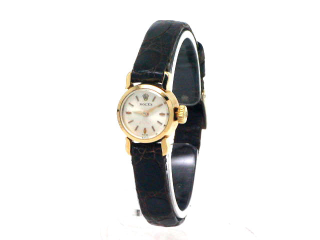 ロレックス オーキッド 18K Ref.9678 レディス Cal.1400 手巻 OH済 1950年代