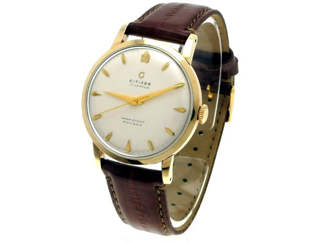 シチズン GF センターセコンド 17石手巻 OH済 1950年代