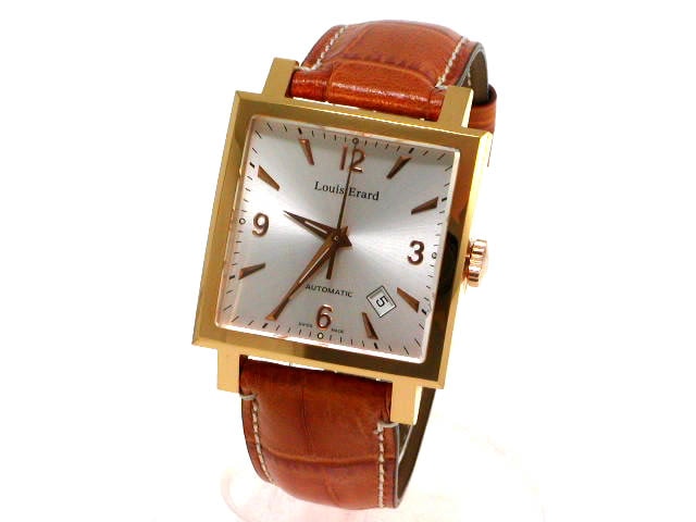 ルイ・エラール カレ 6950PVDR01 自動巻 USED　