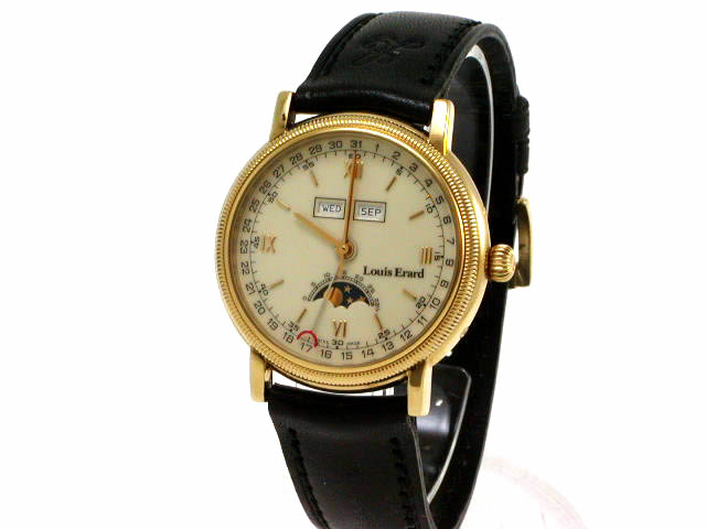 ルイ・エラール Ref.82.0798 ムーンフェイズ トリプルカレンダー USED
