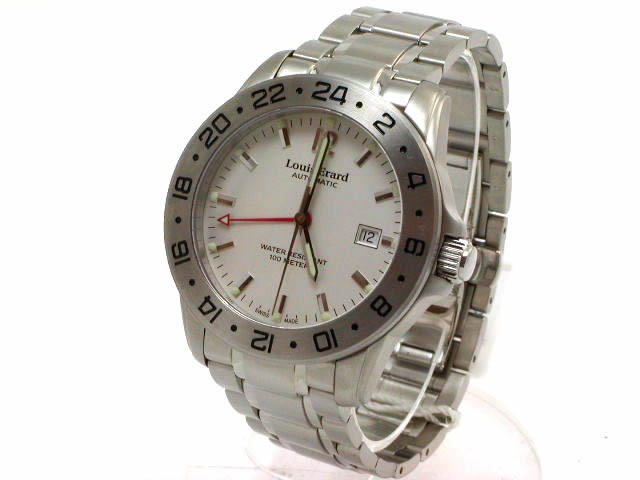 ルイ・エラール GMT 自動巻き SSブレス