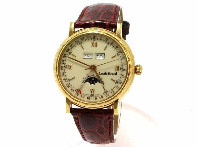 ルイ・エラール ムーンフェイズ トリプルカレンダー Ref.82.0798 USED