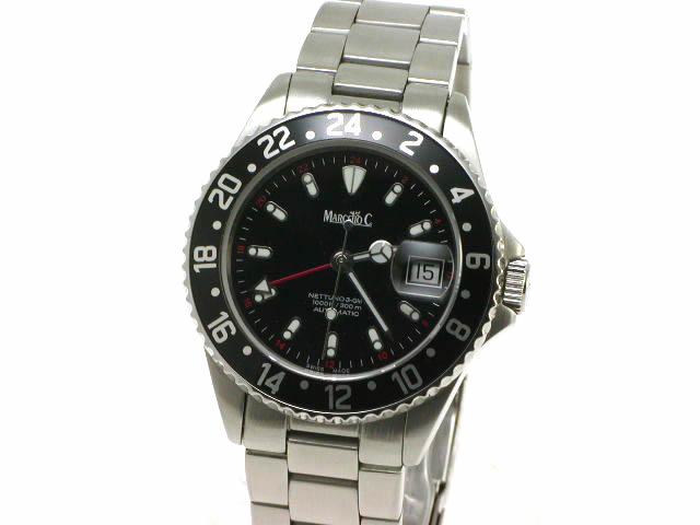 マルチェロ シー Nettuno GMT 300ｍ 40mm 自動巻 USED