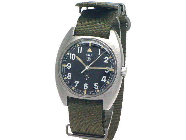 CWC 英国軍用時計 W10-6645-99 523-8290 スイス製手巻 OH済 1979年