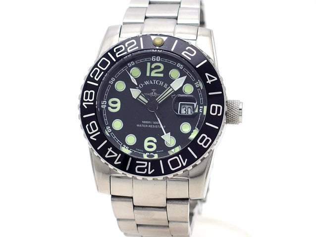 ゼノ 6349Q-BK-MT 500M クオーツ USED ZENO Watch