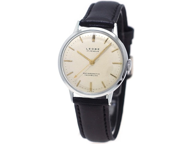 リオベ スイス製 Cal.F465 フェルサ 17石手巻 OH済 1960年代 Leobe