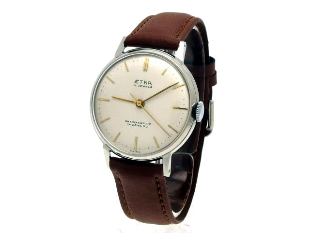 エトナ 17石 手巻 OH済 スイス製 1950年代　