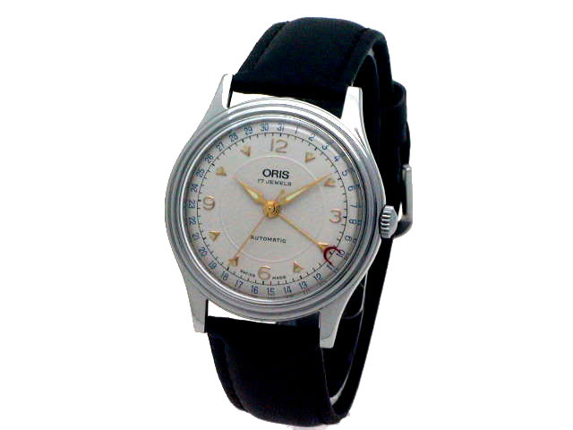 オリス ポインターデイト 574 7403 40B 自動巻 34mm OH済 USED