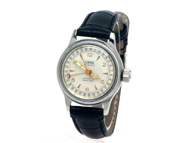 オリス ポインターデイト レディス 28mm 574 7464 自動巻 OH済 USED