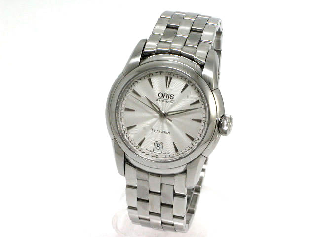 オリス アートリエ デイト 633 7552 40 51M 自動巻 38mm USED　