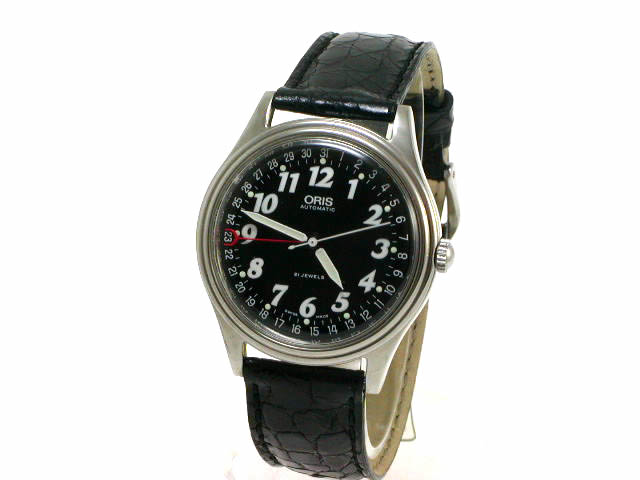 絶盤 オリス クラシック オリジナル 36mm 654 7461 GHC 自動巻 ブラックダイヤル　