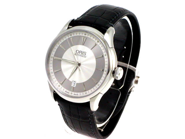 オリス アートリエ・デイト 40mm 自動巻 733 7591 40 51D USED　
