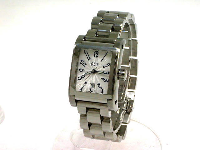 オリス マイルス レクタンギュラー レディス 561 7526 41 61M USED Oris