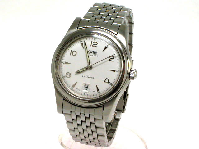 オリス クラシック オリジナル φ40.0mm SSブレス 633 7509 41 61M USED Oris