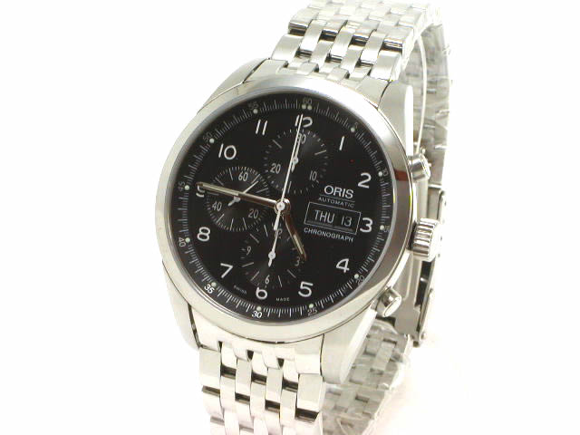 オリス クラシック XXL クロノグラフ 675 7515 40 64 M Oris