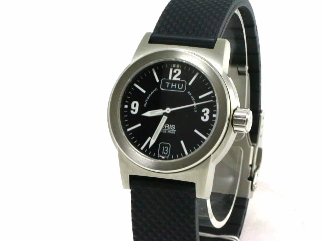 絶版 オリス ビッグクラウン BC3 径35mm ラバー ブルー 635 7501 41 65R