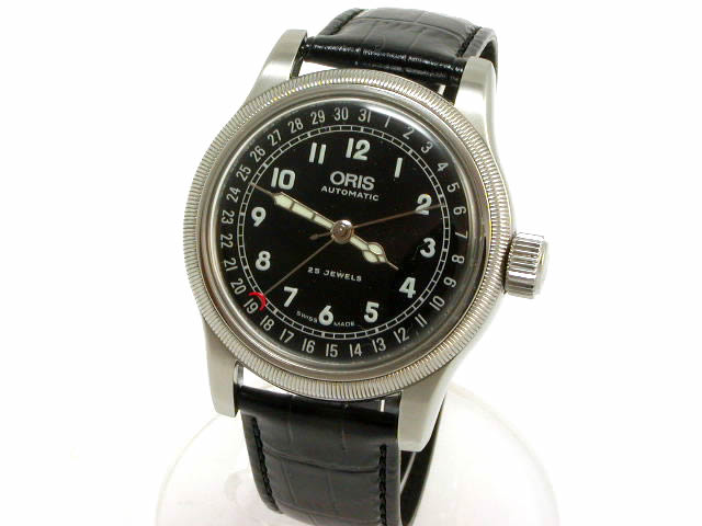 オリス ビッグクラウン ポインターデイト φ40mm 654 7543 40 64F USED