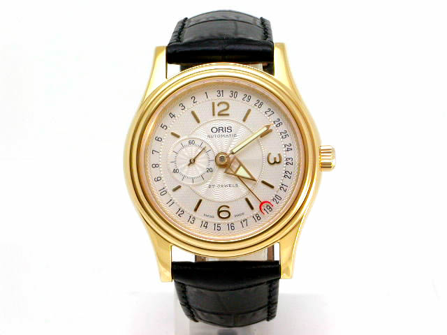 絶盤 オリス クラシック モダン GP 38mm 644 7476 45 61F