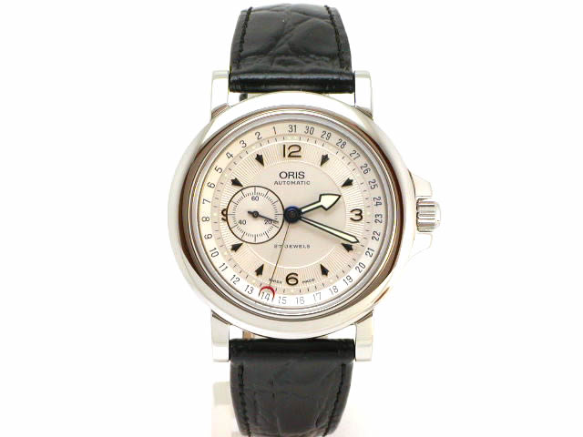 絶盤 オリス クラシック モダーン スモールセコンド38mm シルバー